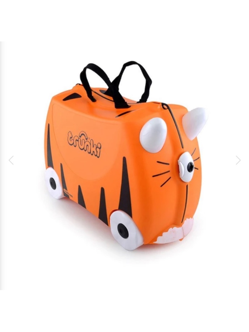 Trunki Tipu Tiger kids rude on suitcase